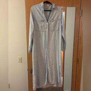 Show Me Your Mumu maxi light weight denim dress size medium